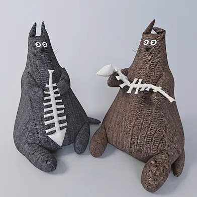 Кот с рыбкой