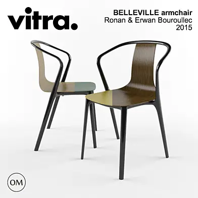 VITRA BELLEVILLE ARMCHAIR