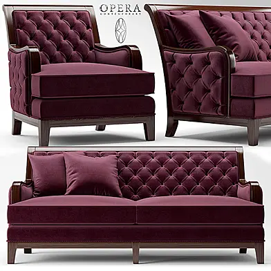 Диван и кресло Opera SEBASTIAN CLASSIC