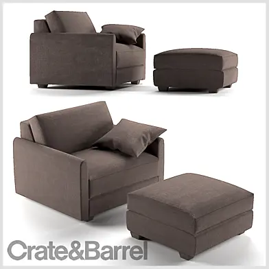CB CHAIR & OTTOMAN