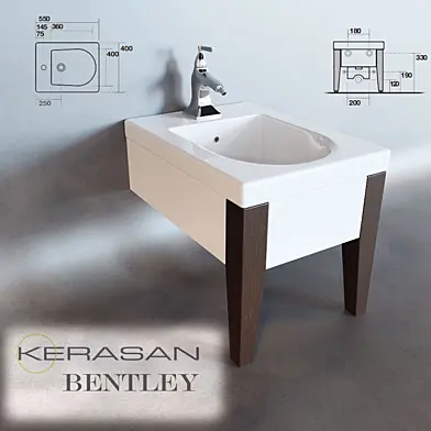 Подвесное биде Kerasan Bentley