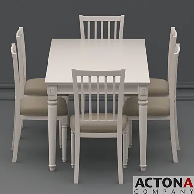 Стол и стулья Actona KALMAR