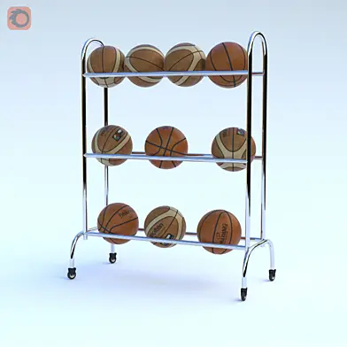 Стойка для мячей + 2 мяча