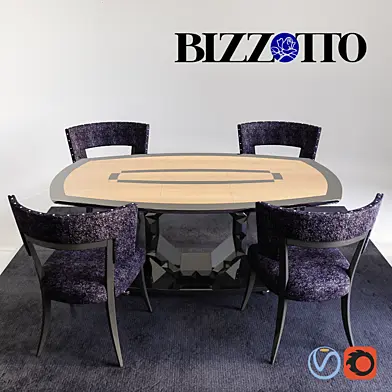 Стол Bizzotto Pandora Art. C121 и стул Art. 698.