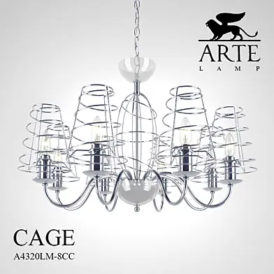 Люстра Arte Lamp CAGE A4320LM-8CC