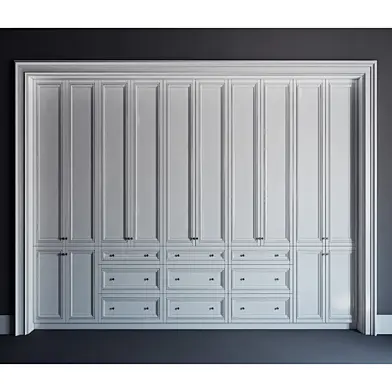 Встроенный шкаф 01\fitted wardrobe 01