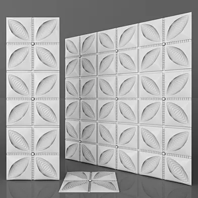 3D wall panel
