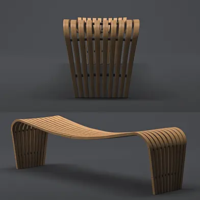 Dusko-Lapcevic-from-Australia-Tribal-plywood-Bench