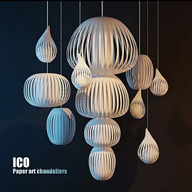 Paper art light
