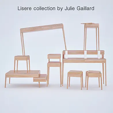 Lisere furniture collection set 2 by Julie Gaillard