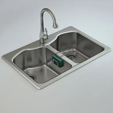 Мойка Kohler K-3842-4 смеситель Hansgrohe Allegro E Gourmet