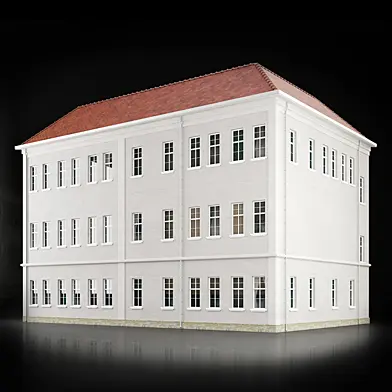 Corner building