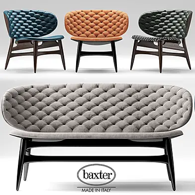 Диван и кресло baxter DALMA