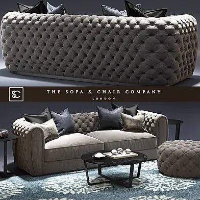 Windsor sofa_The sofa and chair company_Cromwell table_Tufted sofs