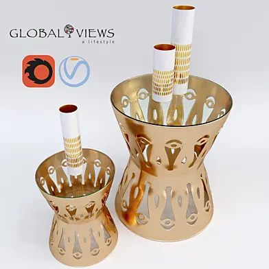 Столики с вазами Global Views