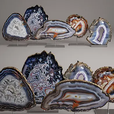 agate decor set