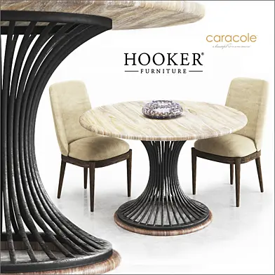 Hooker Furniture Studio  Cinch Round Dining Table