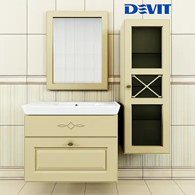 Bathroom furniture Devit  Piedmont & Tile Peronda Bourgie