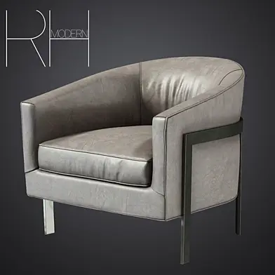 RH/ REGINALD LEATHER CHAIR