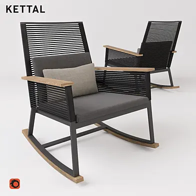 Kettal Landscape Rocking chair