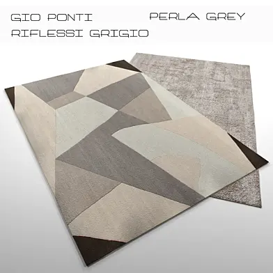Ковер GIO PONTI RIFLESSI GRIGIO/ PERLA GREY