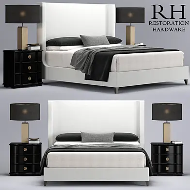 Restoration Hardware Grayson Sleigh bed