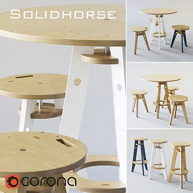 Стул и стол Solidhorse