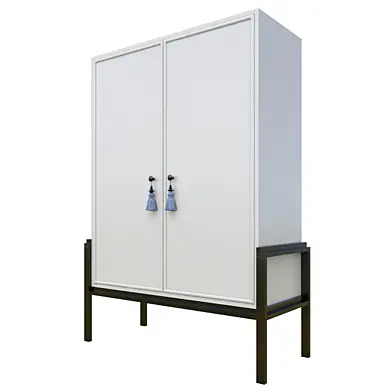 baker furniture TEABOX LACQUER CABINET