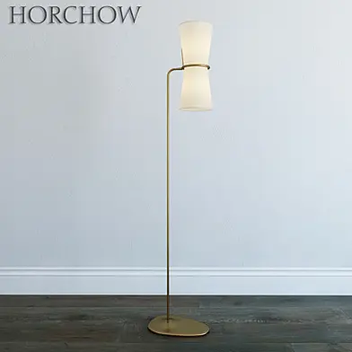Aerin clarkson brass floor lamp