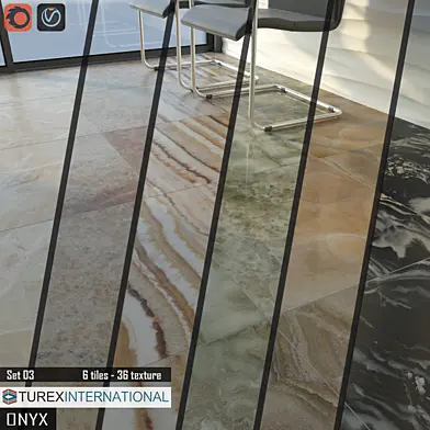 TUREX INTERNATIONAL Onyx Tiles Set 03