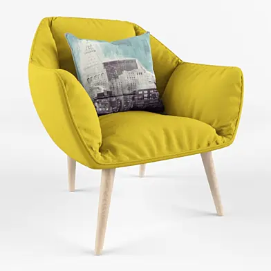 Yellow loft chair
