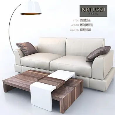 NATUZZI DIAGONAL