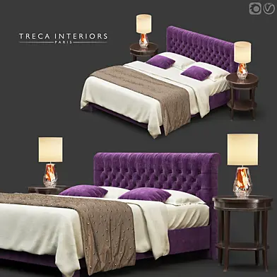 Treca Interiors Paris - Etoile Capitonne Bed