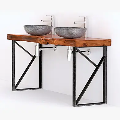 washbasin solid wood