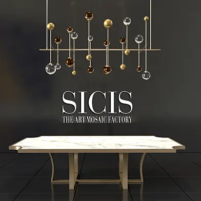 SICIS столик и люстра