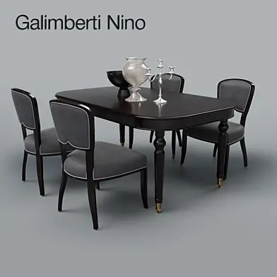 Стол и стул от Galimberti Nino