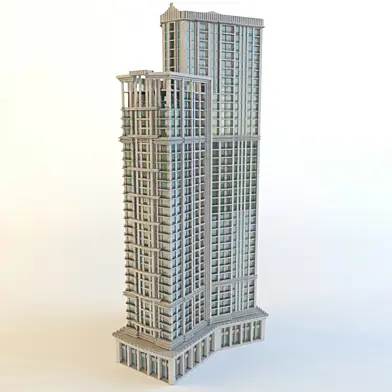 neoclassical highrise building