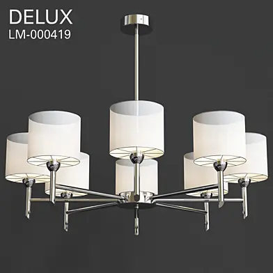Люстра подвесная с абажурами Delux