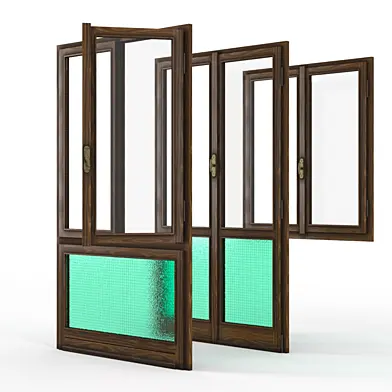 classic wood window