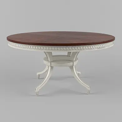 Villa Couture Ana Round Table in Glaze