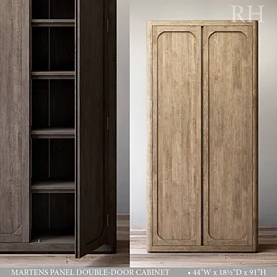 MARTENS PANEL DOUBLE-DOOR CABINET