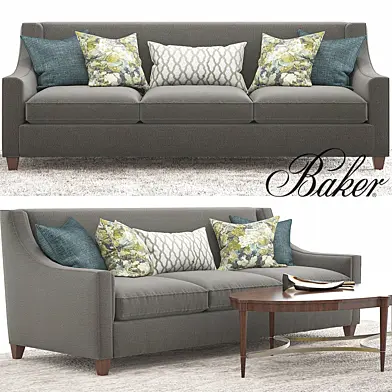 Baker_Berkley Sofa _Olivia _Coffee Table
