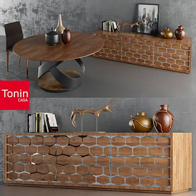 Dining room set (Tonin Casa)