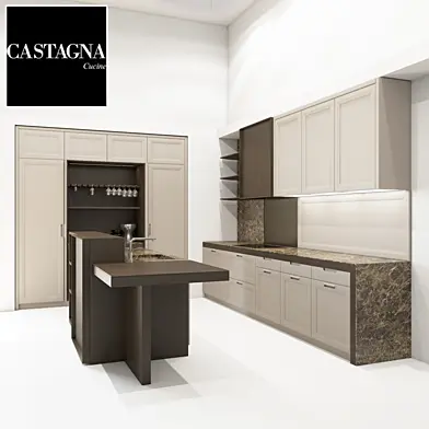 Кухня CASTAGNA CUCINE, серия CASHMERE