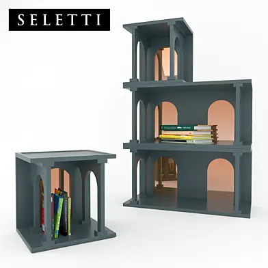 Renaissance bookshelf
