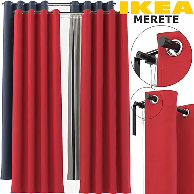 IKEA CURTAINS (MERETE, REKKA)