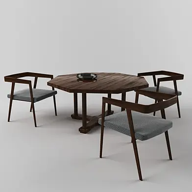Table & Armchair set