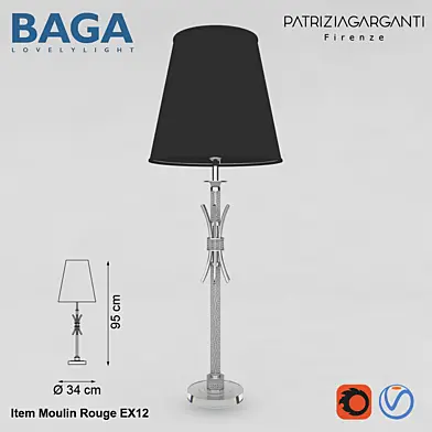 Настольный светильник BAGA EXTRAORDINARY Item Moulin Rouge