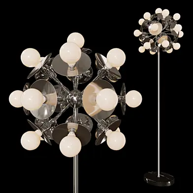 Keegan Floor Lamp nickel