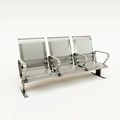 Seats of metal